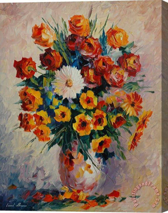 Leonid Afremov Flame Stretched Canvas Painting / Canvas Art