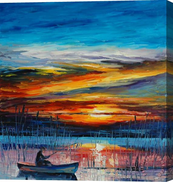 Leonid Afremov Florida Everglades Stretched Canvas Print / Canvas Art