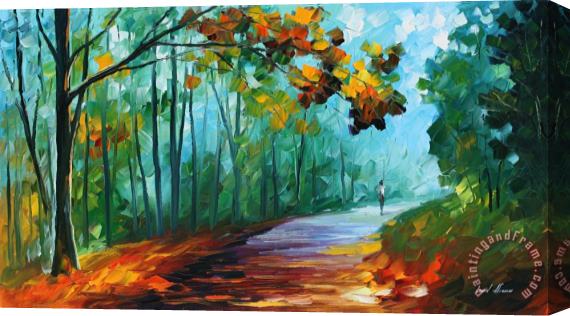 Leonid Afremov Fresh Forest Stretched Canvas Painting / Canvas Art