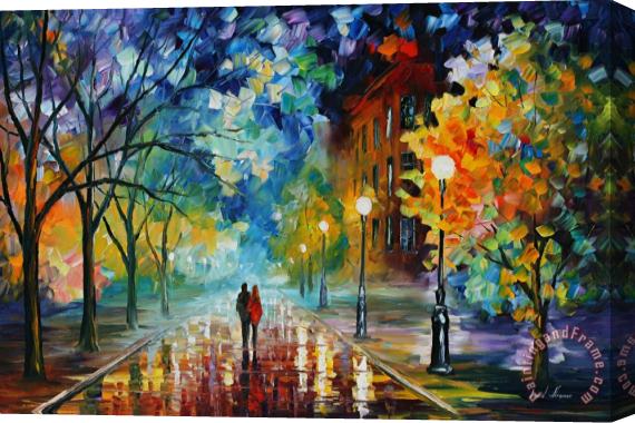 Leonid Afremov Freshness Of Cold Stretched Canvas Painting / Canvas Art