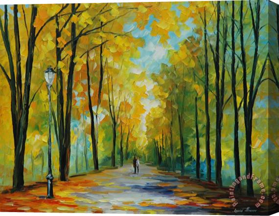 Leonid Afremov Happy Morning Stretched Canvas Painting / Canvas Art