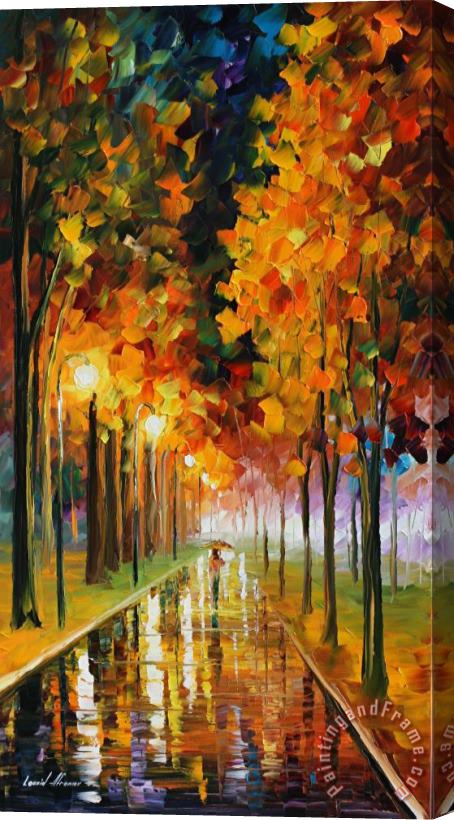 Leonid Afremov Light Of Autumn Stretched Canvas Painting / Canvas Art