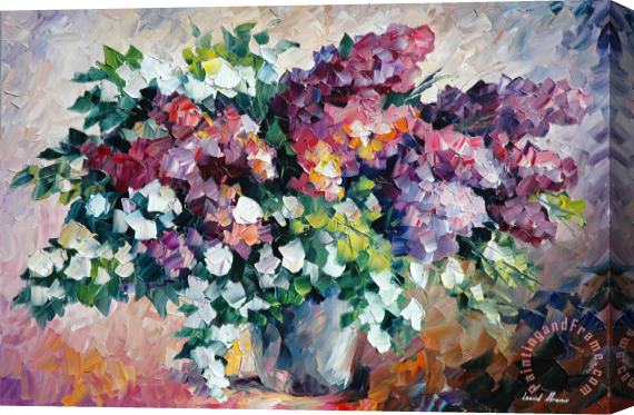 Leonid Afremov Lilac Stretched Canvas Print / Canvas Art
