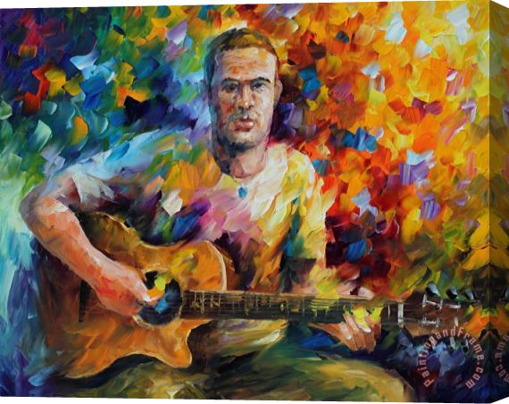 Leonid Afremov Musician Stretched Canvas Painting / Canvas Art