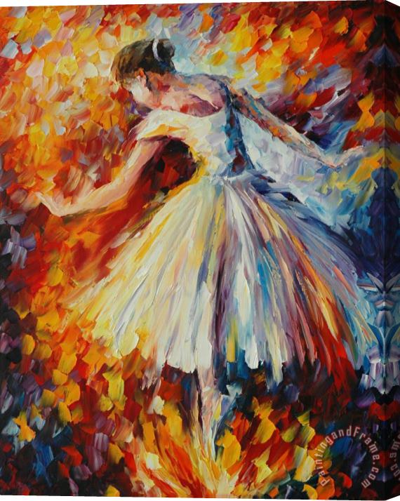 Leonid Afremov Surrounded By Music Stretched Canvas Painting / Canvas Art