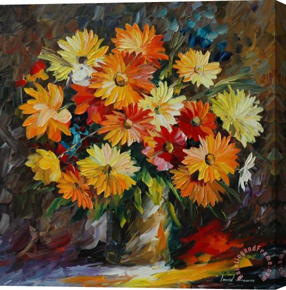 Leonid Afremov The Colors Of Leaving Summer Stretched Canvas Print / Canvas Art
