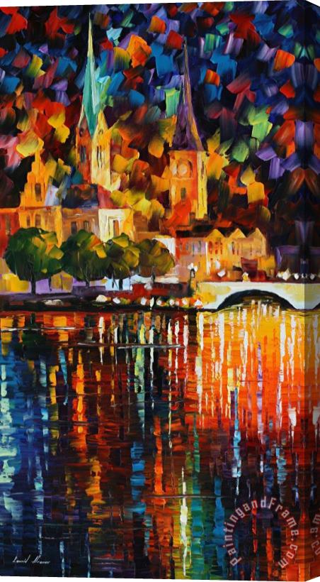 Leonid Afremov The Light Of History Stretched Canvas Painting / Canvas Art