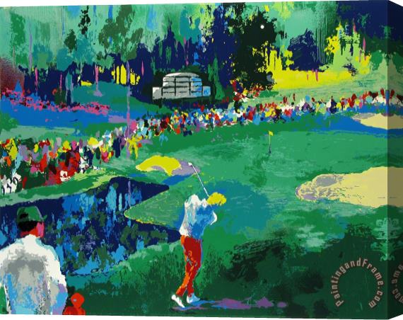 Leroy Neiman Big Time Golf Suite Stretched Canvas Print / Canvas Art