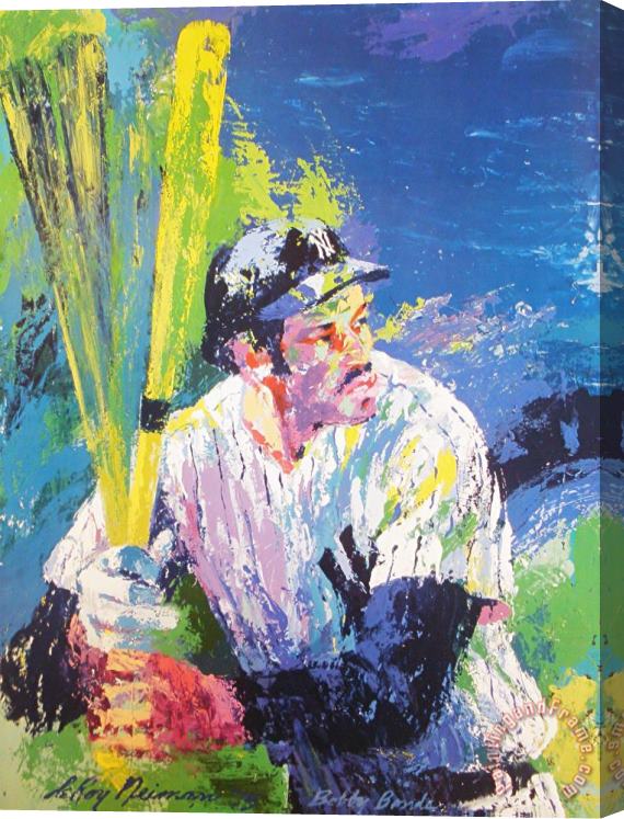 Leroy Neiman Bobby Bonds Stretched Canvas Painting / Canvas Art