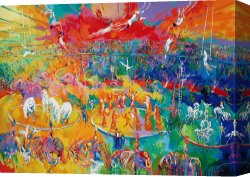 At The Circus Canvas Prints - Circus by Leroy Neiman