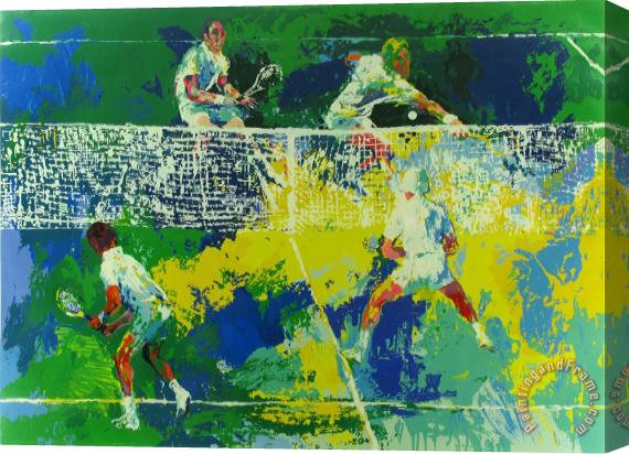 Leroy Neiman Doubles Stretched Canvas Painting / Canvas Art