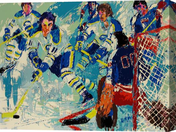 Leroy Neiman French Connection Stretched Canvas Print / Canvas Art