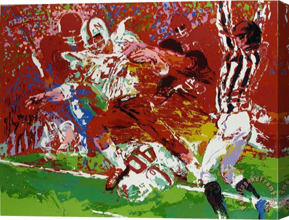Leroy Neiman Game of The Century Stretched Canvas Print / Canvas Art