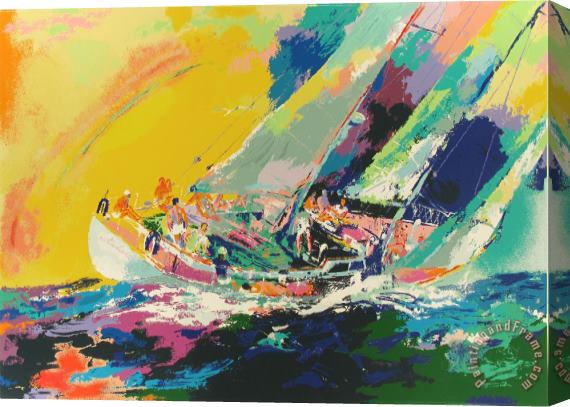Leroy Neiman Hawaiian Sailing Stretched Canvas Print / Canvas Art