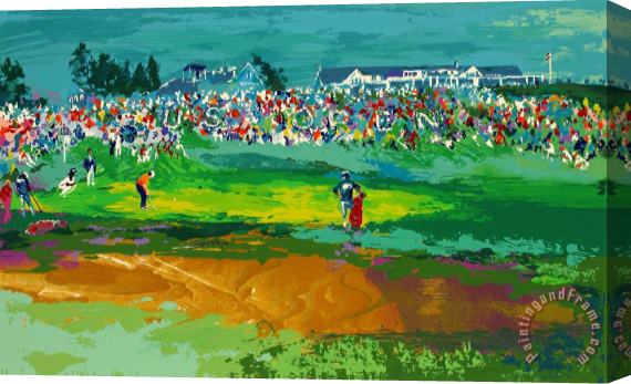 Leroy Neiman Home Hole at Shinnecock Stretched Canvas Print / Canvas Art