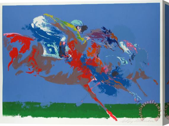 Leroy Neiman In The Stretch Stretched Canvas Print / Canvas Art