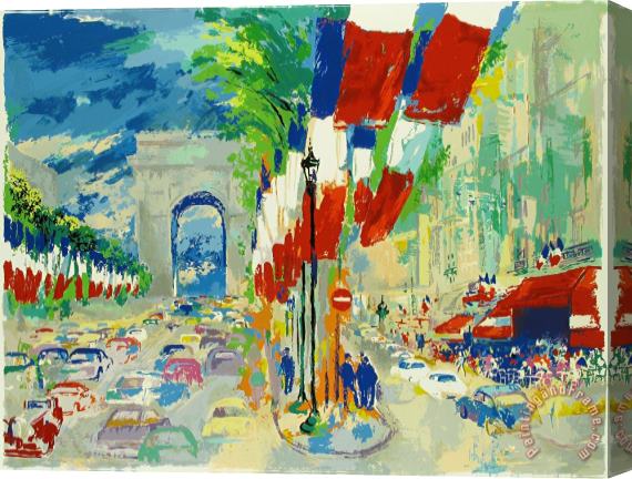 Leroy Neiman July 14th Stretched Canvas Print / Canvas Art