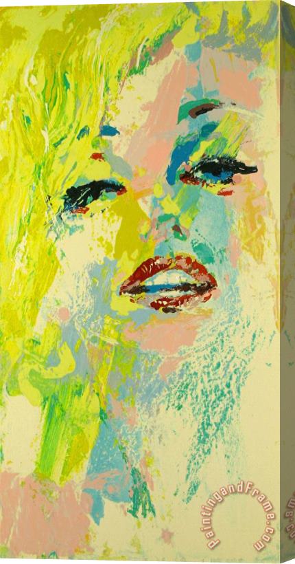 Leroy Neiman Marilyn Stretched Canvas Print / Canvas Art