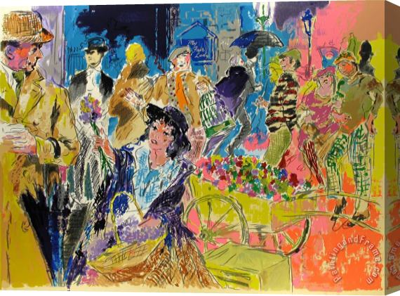 Leroy Neiman My Fair Lady Stretched Canvas Painting / Canvas Art