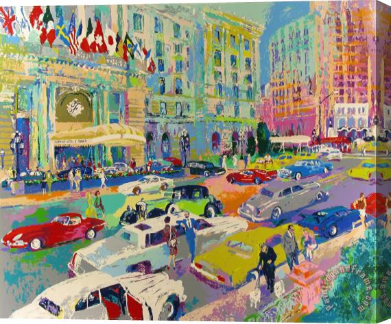 Leroy Neiman Nob Hill Stretched Canvas Painting / Canvas Art