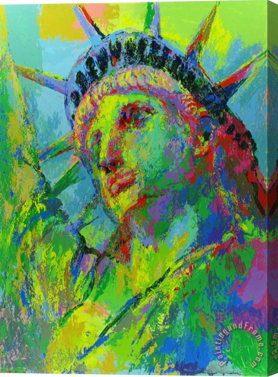 Leroy Neiman Portrait of Liberty Stretched Canvas Painting / Canvas Art