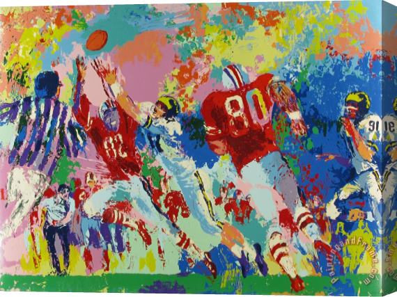 Leroy Neiman Rivalry Stretched Canvas Print / Canvas Art