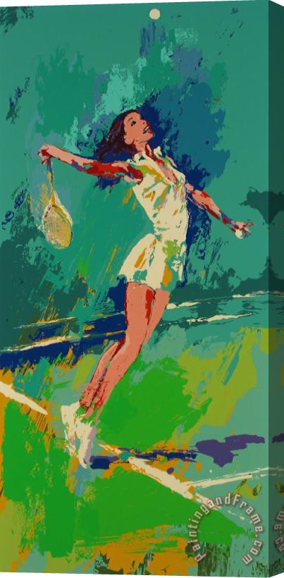 Leroy Neiman Sweet Serve Stretched Canvas Painting / Canvas Art