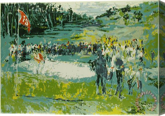 Leroy Neiman Tournament Golf Stretched Canvas Painting / Canvas Art