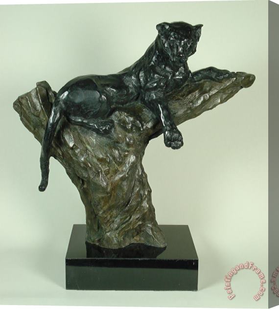 Leroy Neiman Vigilant, (bronze) Stretched Canvas Print / Canvas Art
