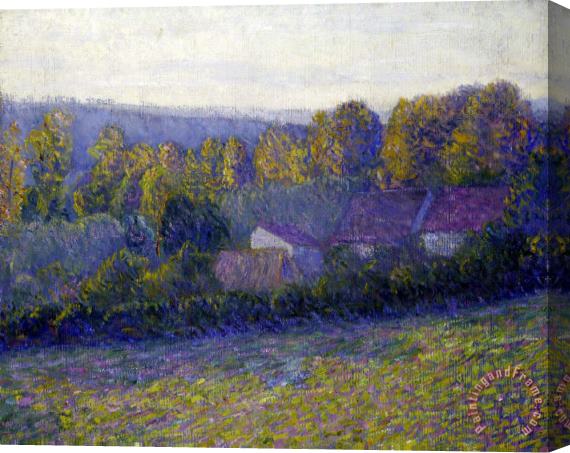 Lilla Cabot Perry Autumn Afternoon, Giverny, Undated Stretched Canvas Painting / Canvas Art