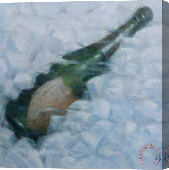 Lincoln Seligman Champagne On Ice Stretched Canvas Painting / Canvas Art