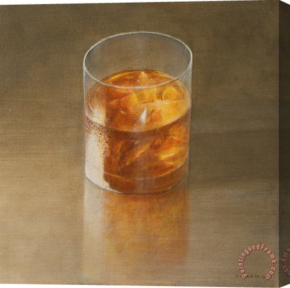 Lincoln Seligman Glass Of Whisky 2010 Stretched Canvas Print / Canvas Art