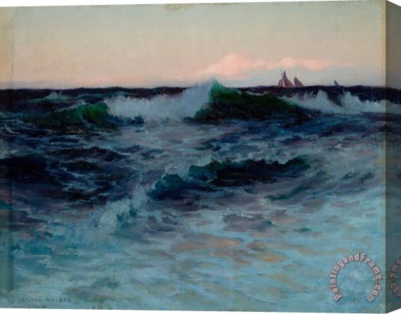 Lionel Walden Rough Waters Stretched Canvas Painting / Canvas Art