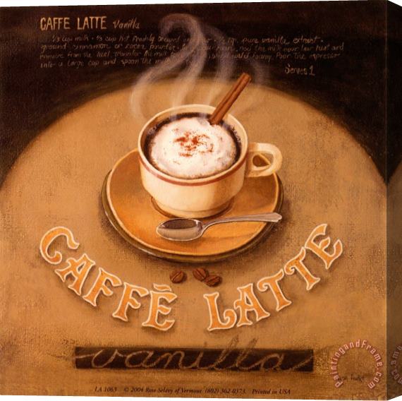Lisa Audit Cafe Latte Stretched Canvas Print / Canvas Art
