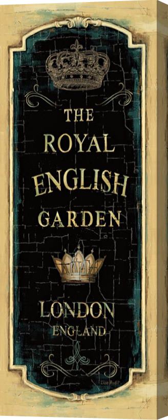 Lisa Audit Garden View Ix Royal English Stretched Canvas Painting / Canvas Art