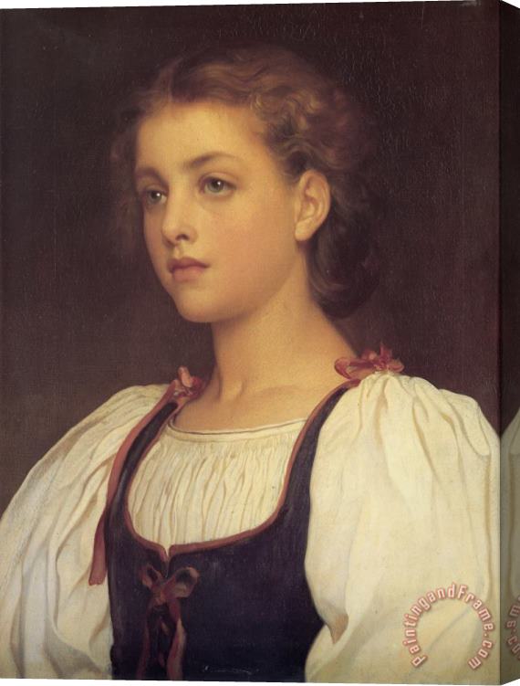 Lord Frederick Leighton Biondina Stretched Canvas Painting / Canvas Art