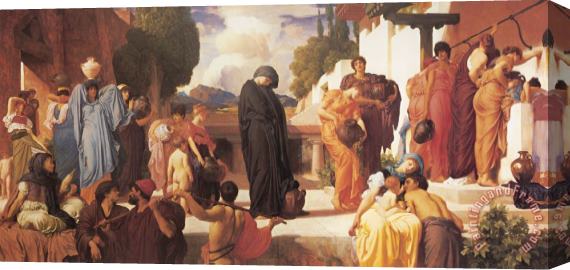 Lord Frederick Leighton Captive Andromache Stretched Canvas Print / Canvas Art