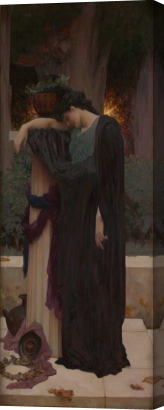 Lord Frederick Leighton Lachrymae Stretched Canvas Print / Canvas Art