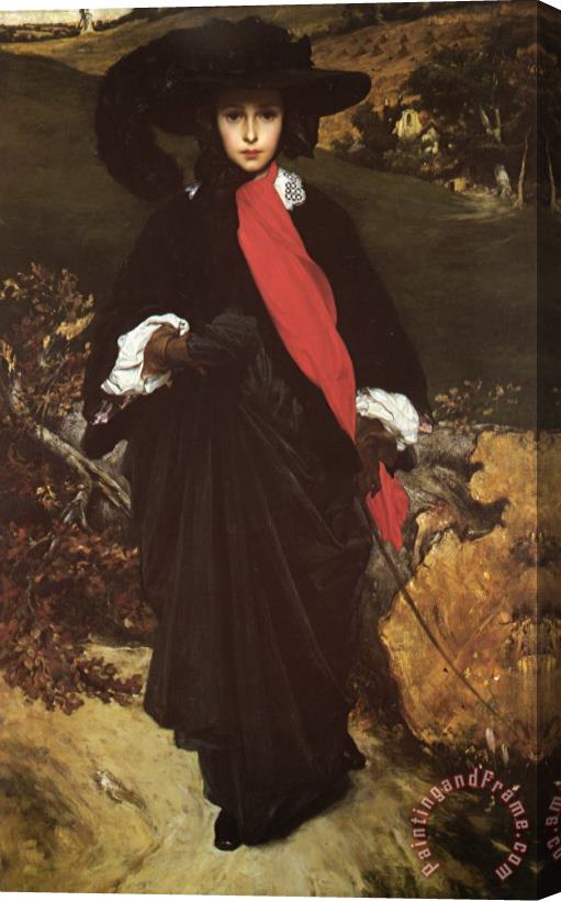 Lord Frederick Leighton May Sartoris Stretched Canvas Painting / Canvas Art