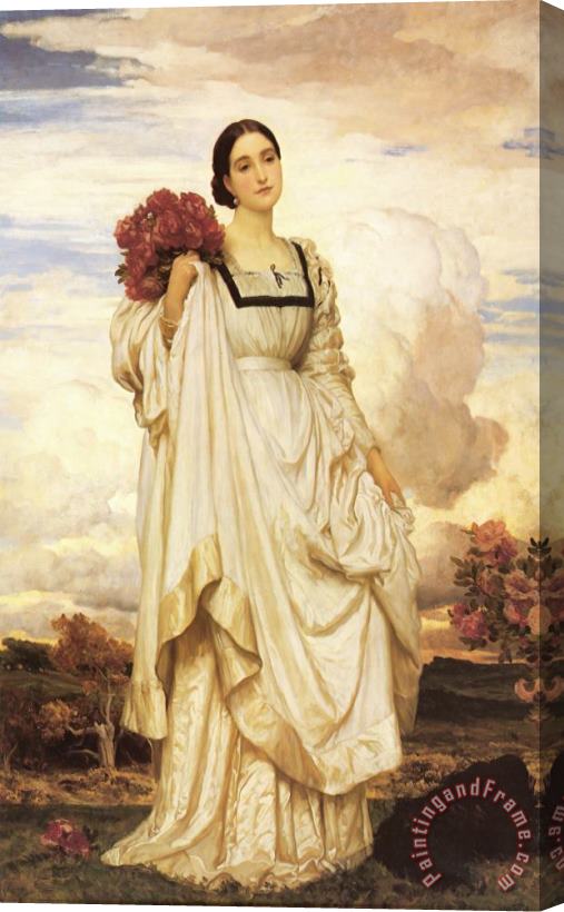 Lord Frederick Leighton The Countess Brownlow Stretched Canvas Print / Canvas Art