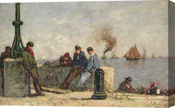 Louis Alexandre Dubourg Sailors Stretched Canvas Print / Canvas Art