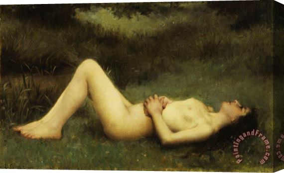 Louis Courtat Reclining Nude Stretched Canvas Print / Canvas Art
