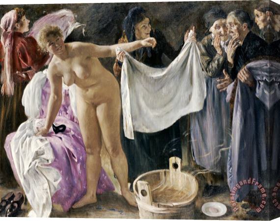 Lovis Corinth The Witches Stretched Canvas Painting / Canvas Art