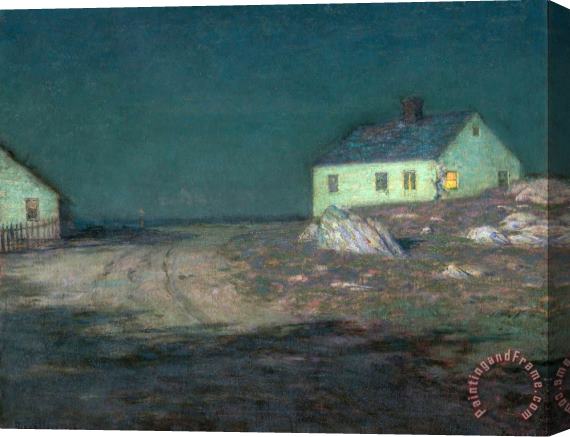 Lowell Birge Harrison The Harbor Light, New York Stretched Canvas Print / Canvas Art