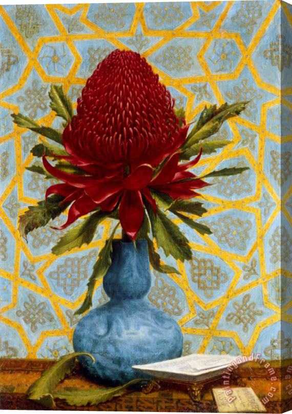 Lucien Henry Waratah Stretched Canvas Painting / Canvas Art