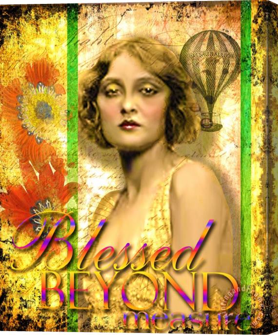 Lynell Withers Blessed Beyond Measure Stretched Canvas Print / Canvas Art