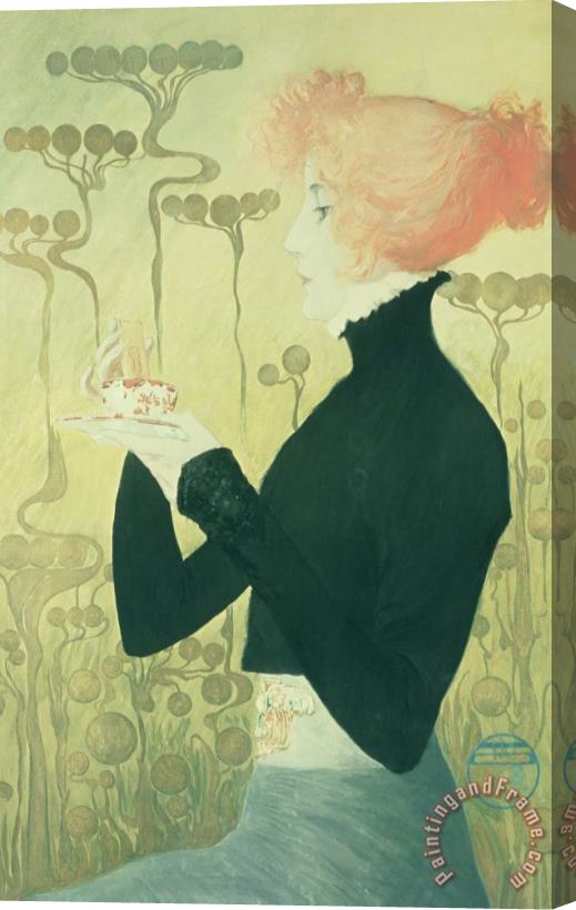 Manuel Orazi Portrait Of Sarah Bernhardt Stretched Canvas Print / Canvas Art