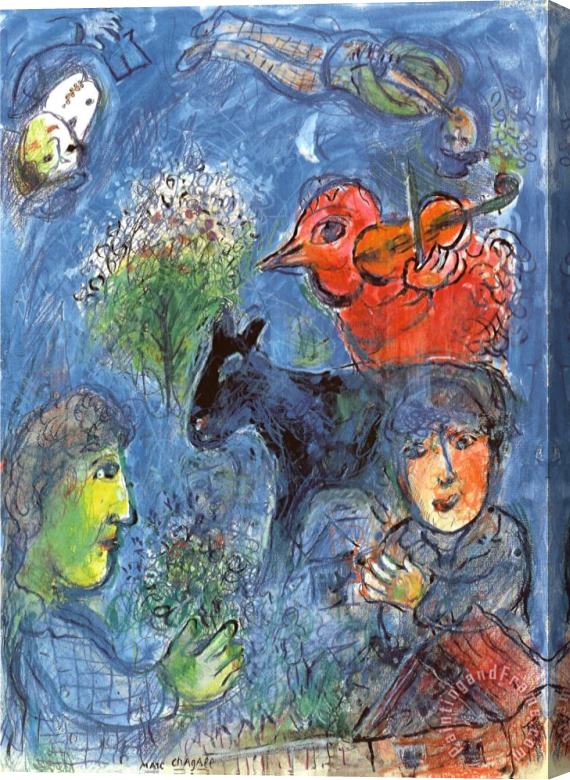 Marc Chagall L Ete Stretched Canvas Painting / Canvas Art