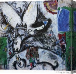 At The Circus Canvas Prints - The Big Circus 1968 by Marc Chagall