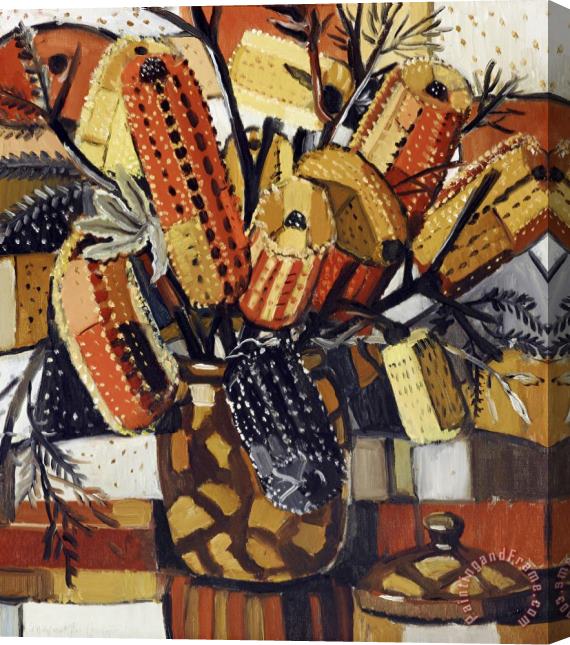 Margaret Preston The Brown Pot Stretched Canvas Painting / Canvas Art